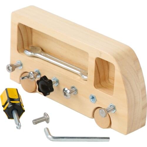 Kids Wooden Workbench Tools Set Multicolor Mini Simulation Kids Play Toy Parent-child Interactive Intelligence Play House