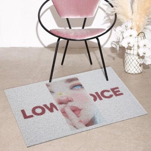 Low Voice Home Doormat Kitchen Bath Hallway Living Room Carpet PVC Dust-proof PVC Non-slip Mat Custom Corridor Entrance Door Mat