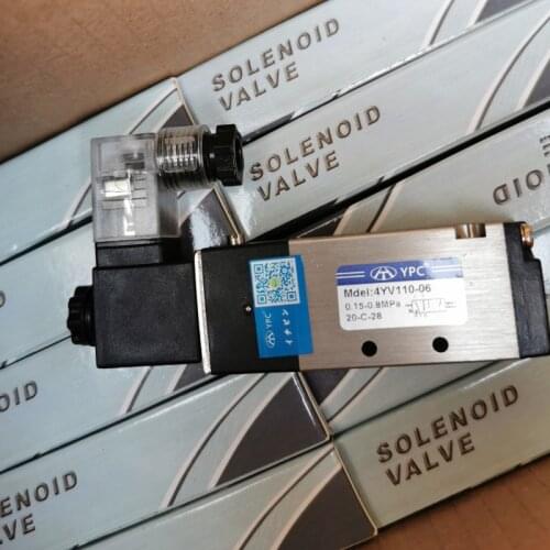 YPC SOLENOID VALVE 4YV210-08 4YV110-06 4YV310-10 4YV410-15 4YV320-10 4YV220-08 4YV420-15 4YV230C-08 AC220V AC110V DC24V
