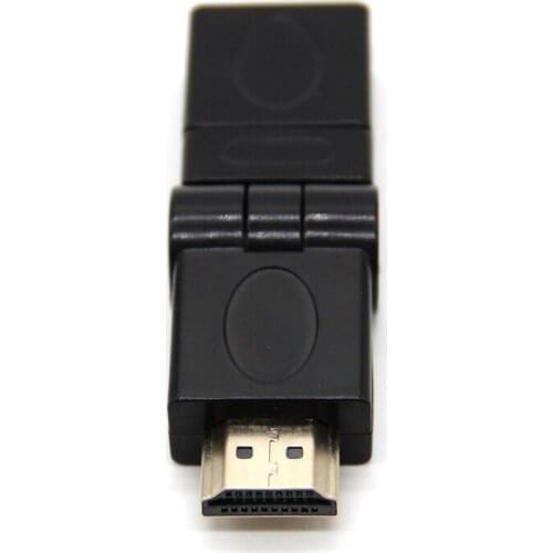 HDMI-compatible Cable Adapter Connector 180 Degree Rotating Converter Male to Female Gold Plated Cable Extender For PS4 HDTV