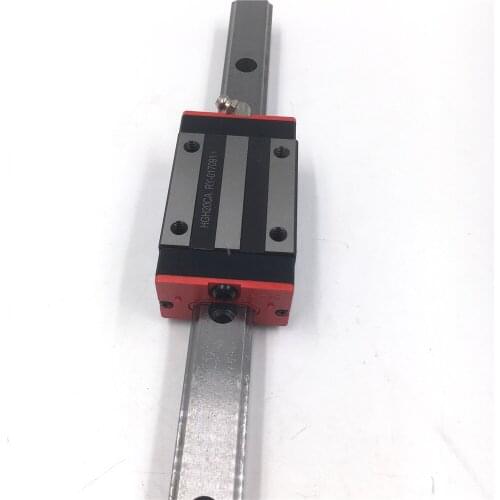 L=750mm Linear Rail Guide 25mm HGR25 Linear Guideway + 2pcs Square Type Rail Block HGH25CAZAC Preload Accuracy Replace HIWIN