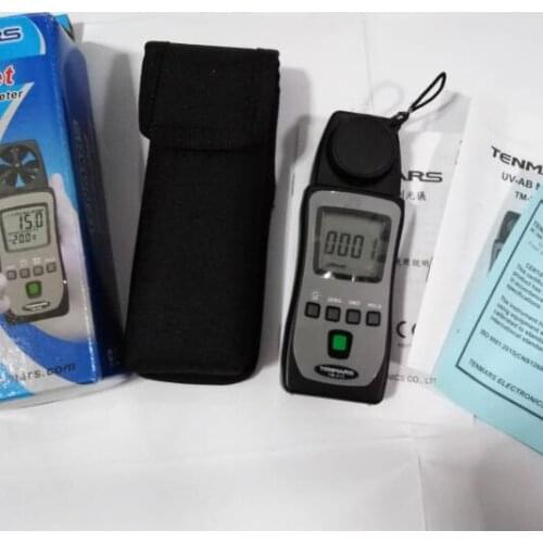 Mini UV UVA UVB UVAB Ultra Violet Light Level Meter 290nm ~ 390nm Tenmars TM-213
