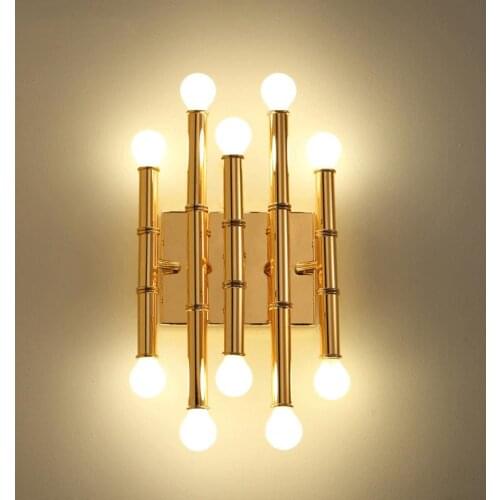 Chinese style wall lamps living room bedroom hotel corridor villa classical creative bamboo wall lamp light ZA81445