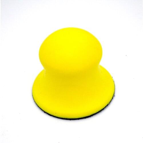 72mm Foam Hand Sanding Block Hand Pad Polishing Pad for Hook and Loop Disca 3 inch sandpaper wet dry