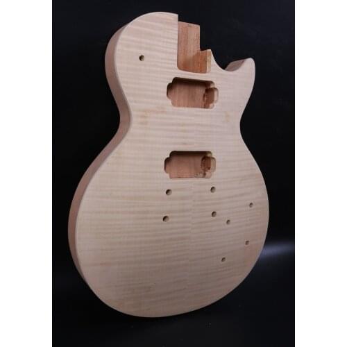 One electric guitar body AND 1pcs mahogany made and maple top high quality