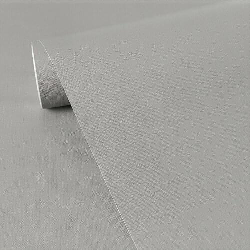 Solid Grey Wallpaper Self-Adhesive Peel And Stick Textured Vinyl Removable Thicken Papers For Cabinet Shelf Liner Wall Backdrop
