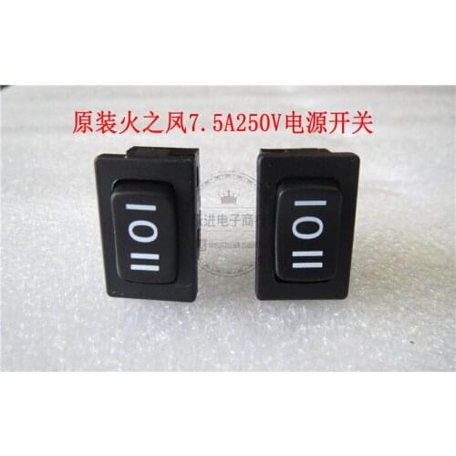 Original New 100% hair dryer accessories hair dryer hot and cold switch 3pin 3gear rocker button power switch 7.5A