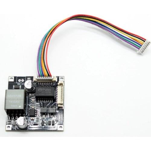 Smart POE IEEE802.3af/at Module board for Security CCTV Network IP Camera H.265 8Pin Power Over Ethernet 12V output