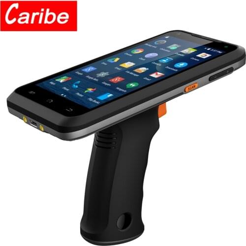 CARIBE Industrial Rugged Portable PDA Data Collection Terminal Wireless Handheld Barcode Scanner Android with Pistol grip