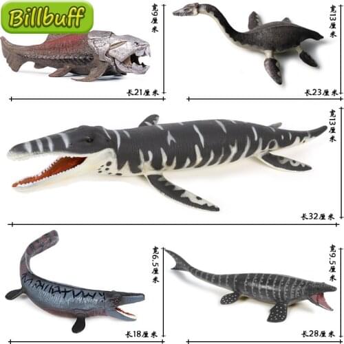 DIY Simulation Prehistoric Animal Marine Dinosaur Fish PVC Action Figures Dimensions Collection Model Doll toy for children Gift