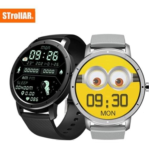 New relogio inteligente 2021 Smart Watch Men Women 1.32 inch HD Screen Customs Dials Strong Battery Life Fitness Tracker Clock