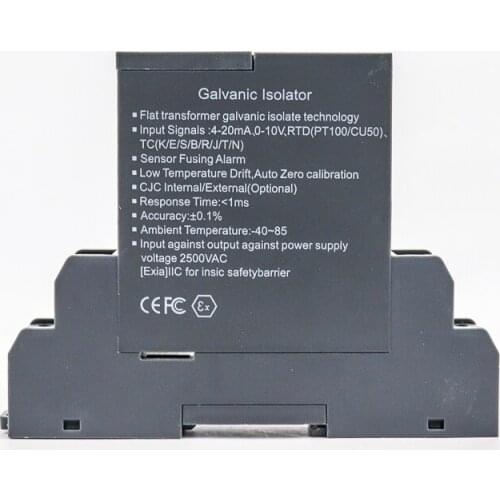 High Quality Signal Isolation Transmitter 4-20ma DC Signal Isolator in 0.1% Accuracy