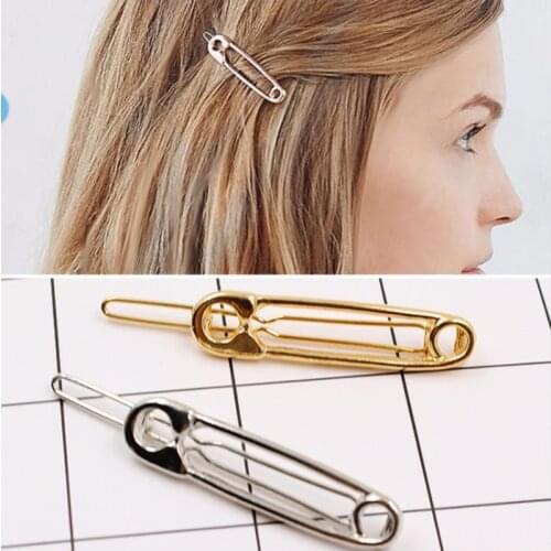 HOT Sale Fashion Hair Clip for Women Personality Exaggeration Metal Pin Hair Pins Clip Stick Hairpin Hair Styling Accessories