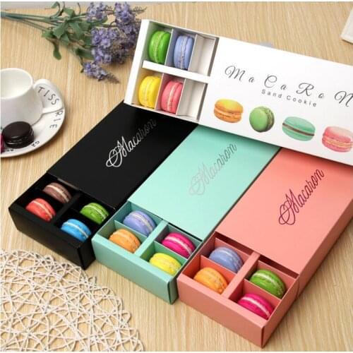 12 grid macaron double-layer box pastry decoration large capacity muffin box 100pc