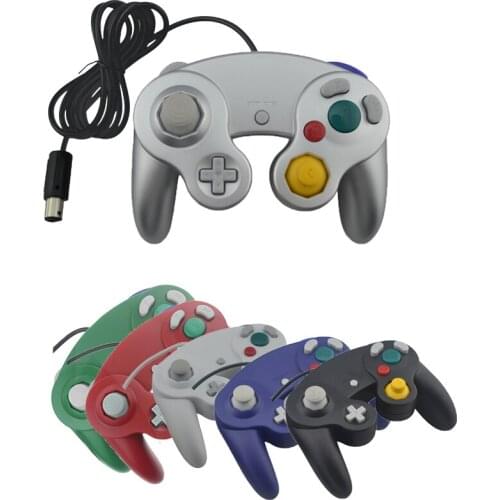 50 PCS a lot interface 1 button Wired Controller Joystick/joypad /Gamepads For Game-cube/G-C/ Game pad