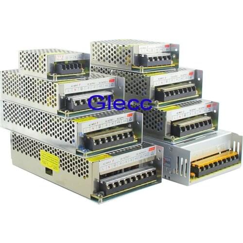 Led Driver AC100-240V to DC 12V 1A 2A 3A 5A 10A 15A 20A 30A 40A 50A Power Adapter for LED Strip light Supply Transformer