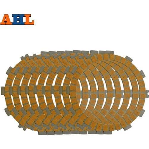 Motorcycle Clutch Friction Plates Kit Set for SUZUKI GSX600 GSX 600 K7 K8 Paper-based Clutch Disc 9PCS