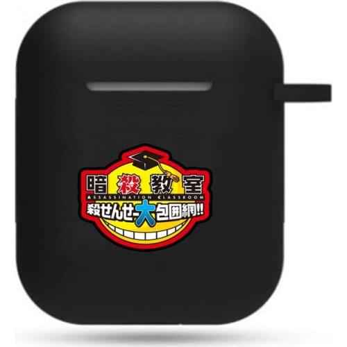 Anime Ansatsu Kyoushitsu Headphone Case Bluetooth Earphone case Protective Headset Cover boy girls Airpods Earphone Case