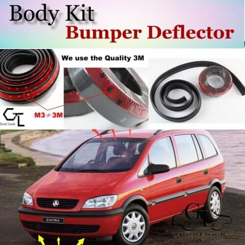Bumper Lip Deflector Lips For Holden Zafira Front Spoiler Skirt For TOPGEAR Friends To Car Tuning View / Body Kit / Strip