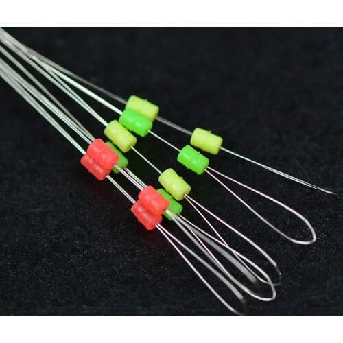 Stopper fishing tackle mix color for Rock fishing knot connector di accessories Double-positioned beans one set ship
