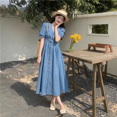 Houthion Fashion Denim Dresses