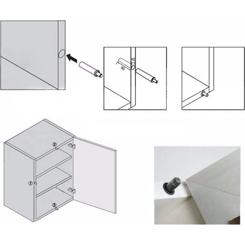 Room Dampers Closure Soft Cushion Buffer Cabinet Cupboard Bounce Plastic Tool Door Stopper