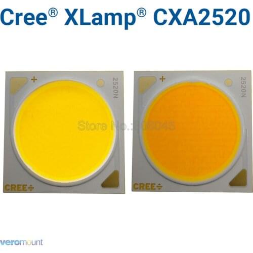 2pcs Cree CXA2520 CXA 2520 47W Ceramic COB LED Array Light EasyWhite 4000K -5000K Warm White 2700K - 3000K with / without Holder