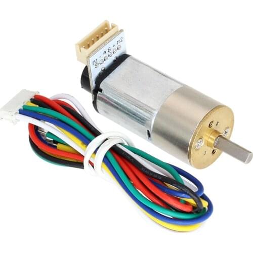 GM16-030 Hall Encoder DC Gear Motor 7PPR Magnetic Code Disc DIY Smart Parts