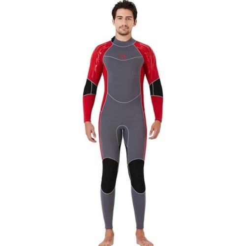 3MM Neoprene Wetsuit Men women Scuba deep diving suit spearfishing Snorkeling Surfing one piece set winter Cold-proof swimsuit