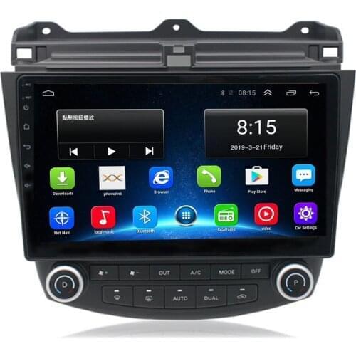 Newest AI Voice Control Android 10 4G Car Radio Multimedia Player For Honda Accord 7 2003-2007 2008 Navigation Auto 2 din no dvd