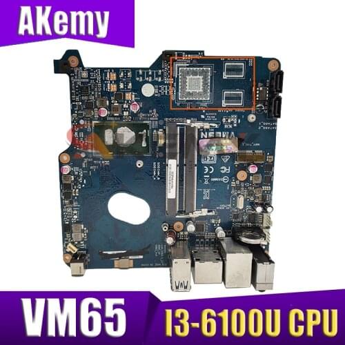 New Akemy VM65 Mainboard For ASUS VM65 All-in-one Mini PC Motherboard 100% Test OK With I3-6100U CPU