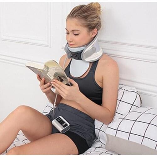HANRIVER 2018 "New electric pneumatic cervical traction apparatus home stretch head neck cervical vertebral disease orthotics "