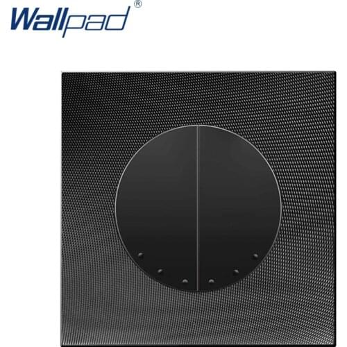 Hot Sale 2 Gang Reset Switch Rocker Button Momentary Contact Wall Light Switch For All Lamp Aluminum Metal Panel