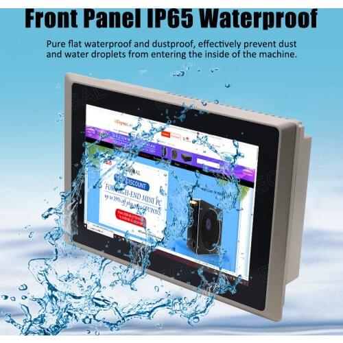 15'' Industrial Panel PC Celeron J1900 Core i5 i7 IP65 Touch Screen All in one PC 1024*768 Onboard Memory WES7 Touch PC COM GPIO