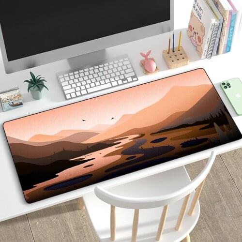 Drop shipping Mouse Pad Keyboard Mouse Pad gaming accessories for Laptop Notebook Gamer Pad Anti-slip Natural Rubber Mousepad