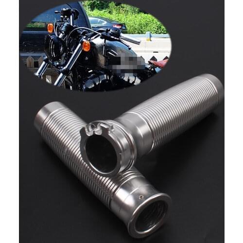 1Inch 25mm Custom Rough Crafts Aluminum Handlebar Grips Fits For Harley 883R 883L Sportster Chopper Bobber Street Bob Fat Boy