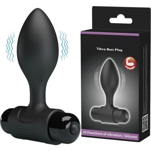 10 Function of Vibration Swing Butt Plug Prostate Stimulation G-Spot Massage Power Anal Plug Adult Erotic Sex Toys for Men Women