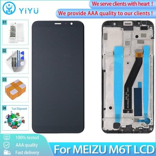 5.7" New For Meizu M6T LCD Screen Display Digitizer Replacement For Meizu M6T M811H M811S M811T M811Q LCD Touch Screen
