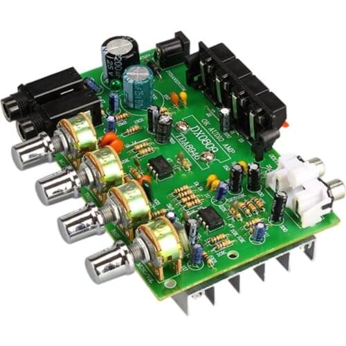 53CC 40W+40W 2.0 DIY Speaker Amplifier Board with TDA 8944/8946 Chip & DC12V-2A Equipped with Dual Filter Capacitors