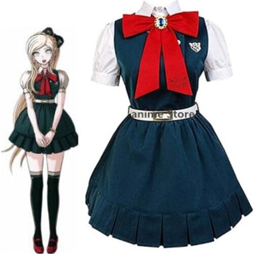 Anime Cartoon Cos Dangan ronpa Sonia Cosplay Woman Japanese Lolita Halloween Dress Costume