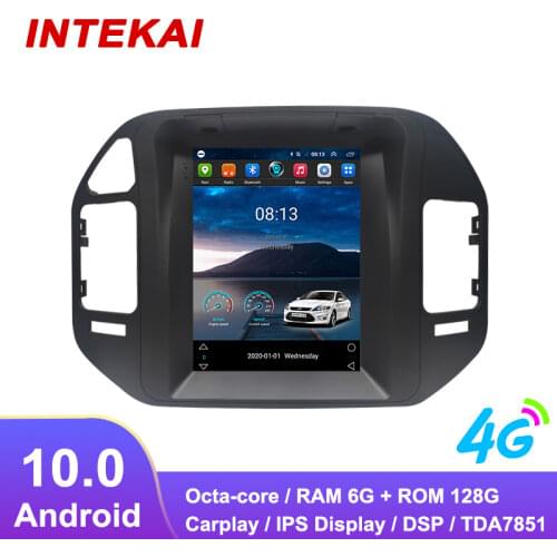 9.7" Vertical Screen Tesla Screen Android Car Radio GPS Navigation Multimedia Video Player for Mitsubishi Pajero 3 V73 2004-2011