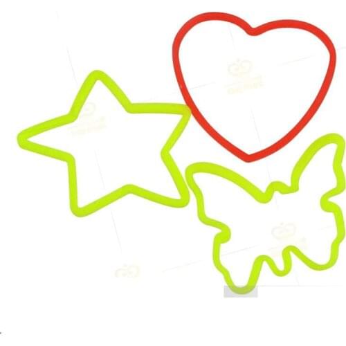 Free Shipping 100 Pcs Heart /Butterfly/ Star Shaped Rubber Band - Magic Trick,Close Up Magic,Magic Toys,Fun,Street Magia Toys