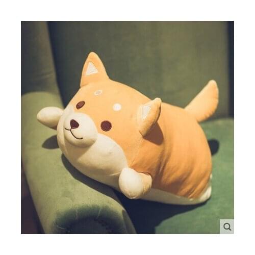 Children And Adult Corgi PP Cotton Plush Toy Soft animal doll Home Pillow Fat Fart Doll for birthday christmas gift