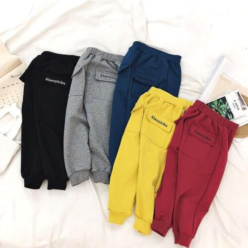 3 4 5 6 7 Years Toddler Boys Pants Spring Autumn Casual Big Pocket Trousers for Boy Kids Pants High Quality Baby Boy Harem Pants