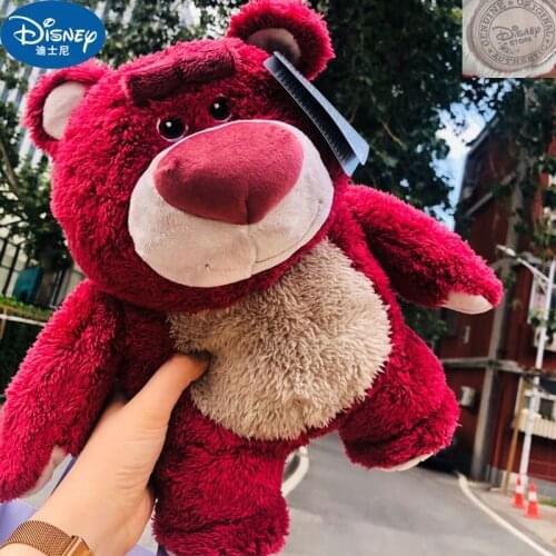 Disney Original Cute Kawaii Anim Toy Story Lotso Huggin Bear Plush Toys Stuffed Super Soft Kids Doll Cushion For Children Gift