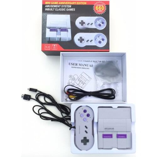 Super Mini Retro Video Game Console for NES 8 bit for Entertainment System Built-in 660 Games Family video Game console d20