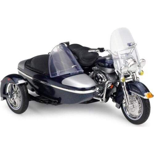 Locomotive simulation alloy three-wheeled motorcycle model 1:18 Harley 2001FLHRC ROAD KING Collection Ornaments Toys Boys Gifts