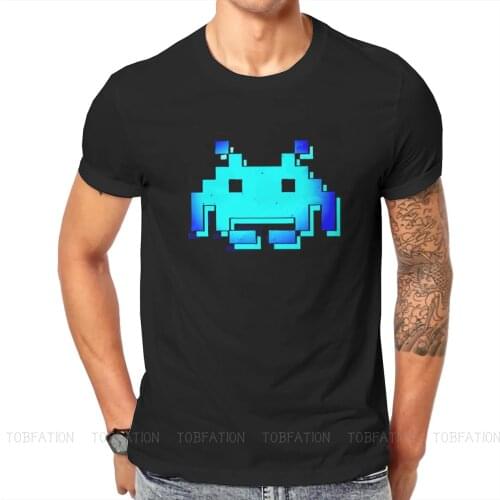 Space Invaders Arcade Shooter Game Mens TShirt Monster Fashion T Shirt Graphic Sweatshirts New Trend