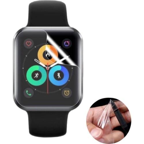 5pcs Soft TPU Clear Protective Film Smartwatch Guard For Meizu Smart Watch Full Display Screen Protector Cover Protection