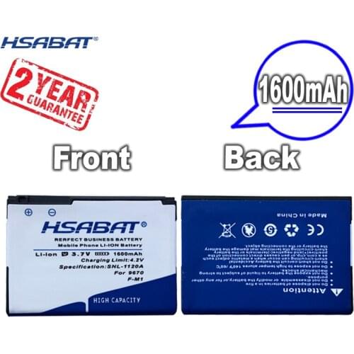 New Arrival [ HSABAT ] 1600mAh Replacement Battery for BLACKBERRY PEARL 3G F-M1 9100 9105 STYLE 9670